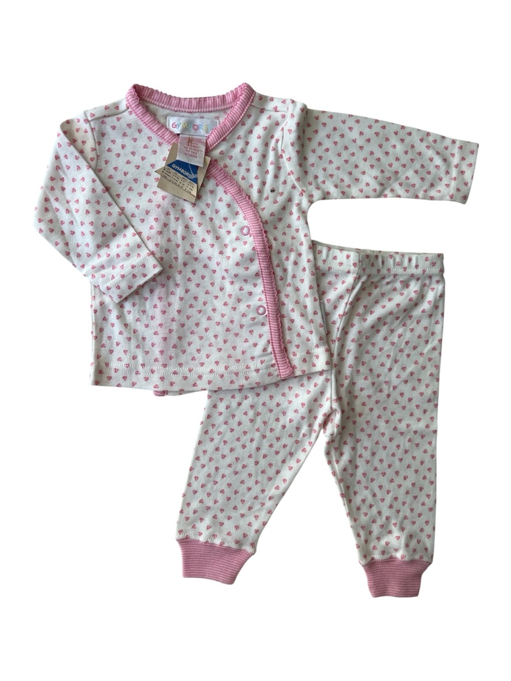 NWT Vintage 90s Gymboree Baby Girl Pajama Set